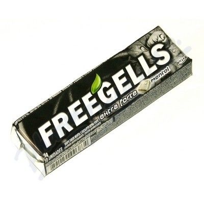 Pastilha freegells sabor extra forte