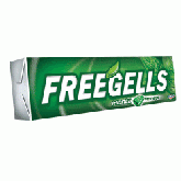 Pastilha Freegells sabor menta