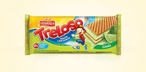 Treloso wafer limão