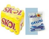 Promoção 12 skol latões de 473ml + saco de gelo