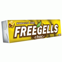 Pastilha freegells maracujá choc